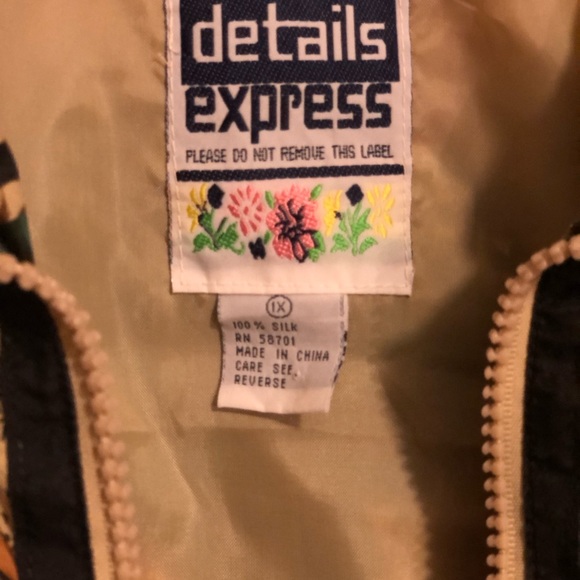 Vintage Silk Women's Details Express Track Suit Size XL - Picture 10 of 12